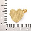 Brass Enamel Pendants KK-S502-09G-B-3