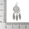 S925 Sterling Silver Pendant STER-H115-10A-AS-3