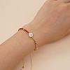 Glass Seed Beads Braided Bead Bracelets TY7987-1-2