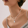Natural Freshwater Pearl Pendants PEAR-WH0011-003P-5