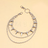 Aluminum & Alloy Spike Rivets 3 Layer Trousers Chains WGE957A-01-3
