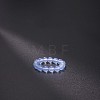 Natural Jade Stretchy Finger Rings FS-WG01730-39-1
