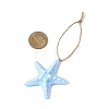 Opaque Resin Pendant Decorations HJEW-JM04558-3