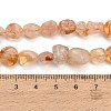 Heated Natural Citrine Beads Strands G-D108-A03-04-4