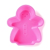 Gingerbread Man DIY Food Grade Silicone Statue Mold DIY-K075-38-2