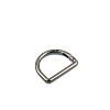 D-shaped Alloy Spring Ring Clasps PW-WG353A0-04-1