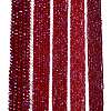 Electroplate Opaque Solid Color Glass Beads Strands EGLA-A044-P8mm-L02-2