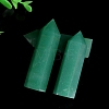 Point Tower Natural Green Aventurine Healing Stone Wands PW-WG33646-01-4