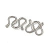 Non-Tarnish 304 Stainless Steel S-Hook Clasps STAS-U007-19B-P-2