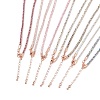 2.5MM Round Nylon Cotton Cord Necklace Making NJEW-C106-01RG-1