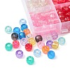 450Pcs 15Colors Transparent Plastic Beads KY-YW0001-49-2