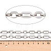 201 Stainless Steel Oval Link Chains CHS-F024-02A-P-2