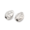 Hammered 304 Stainless Steel Beads STAS-B127-01P-05-2