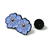 Black Alloy Brooches JEWB-O013-19D-3