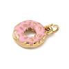 304 Stainless Steel Enamel Pendants X-STAS-M120-03B-G-2