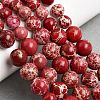 Natural Imperial Jasper Graduated Beads Strands G-A323-C03-01B-1