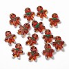Handmade Lampwork Beads Strands LAMP-N021-025-2