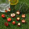 10Pcs Opaque & Transparent Resin Pendants CRES-CJC0011-007P-6