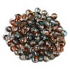 Frosted Baking Painted Glass Beads DGLA-N005-8mm-10-2