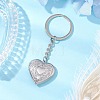 316 Stainless Steel Photo Locket Keychain KEYC-JKC01121-1