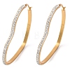 304 Stainless Steel Heart Hoop Earrings EJEW-S242-01G-H-2