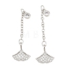 Brass Micro Pave Clear Cubic Zirconia Pendants KK-H257-02P-1