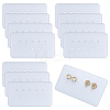 12Pcs 10-Hole Acrylic Earring Display Cards EDIS-OC0001-10A-1