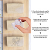 Clear Acrylic Soap Stamps DIY-WH0438-019-5