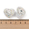 Polymer Clay Glass Rhinestone Beads CLAY-NH0001-13E-3