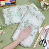6 Yards Flower Pattern Milk Fiber Mesh Fabric DIY-NB0014-82B-3