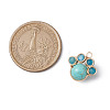 4Pcs 4 Styles Copper Wire Wrapped Natural & Synthetic Mixed Gemstone Faceted Beaded Pendants PALLOY-TA00168-01-3