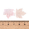 Baking Paint Transparent Glass Pendants DGLA-N014-11B-03-3