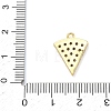 Brass Micro Pave Cubic Zirconia Pendants KK-C254-03G-3
