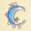 Zinc Alloy with Resin & Crystal Rhinestone Chandelier Component Links RE-OY001-14P-1