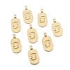 Brass Pendants KK-O140-20G-10-1