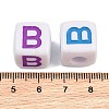Opaque Acrylic Enamel European Beads AC-ACBA1794-04B-3