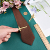 Brass Tie Clips BUTT-WH0024-064G-3