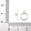 Ring Brass Toggle Clasps KK-G548-38P-4