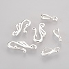 Tibetan Style Hook and Eye Clasps X-K08ZJ021-1