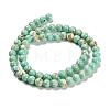 Assembled Synthetic Stone and Trochus Shell Beads Strands G-B128-08B-02-2