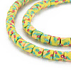 Handmade Polymer Clay Bead Strands X-CLAY-T020-10A-3