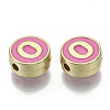 Alloy Enamel Beads X-ENAM-S122-028O-NR-2