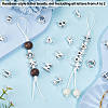 50Pcs UV Plating Acrylic Beads MACR-SP0002-27A-4