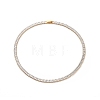 Clear Cubic Zirconia Tennis Necklace NJEW-E038-02G-1