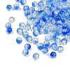 Transparent Crackle Glass Beads GLAA-XCP0001-62-8mm-1