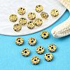 Brass Rhinestone Spacer Beads RB-A014-L7mm-01G-4