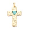 Alloy Pave Resin Big Pendants PALLOY-N179-72MG-1