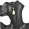 Brass Micro Pave Cubic Zirconia Dangle Earrings EJEW-JE07442-3