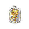 304 Stainless Steel & ABS Imitation Pearl Pendants STAS-OY013-47G-2