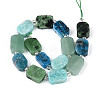 Natural Ruby in Zoisite & Flower Amazonite & Green Aventurine & Apatite Beads Strands G-N358-02A-06-3